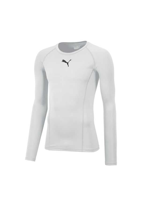 Puma - Koszulka piłkarska męska PUMA Liga Baselayer termoaktywna. Kolor: biały. Sport: piłka nożna
