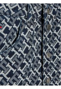 TOMMY HILFIGER - Tommy Hilfiger Spódnica Monogram KG0KG07033 D Granatowy Regular Fit. Kolor: niebieski. Materiał: bawełna #2