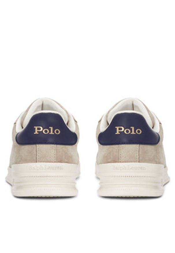 Polo Ralph Lauren Sneakersy Heritage Court II 809955691003 Biały. Kolor: biały. Materiał: skóra, zamsz
