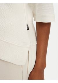 BOSS Bluzka Ottoman 50540029 Écru Relaxed Fit #3