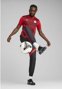 Puma - Męska koszulka przedmeczowa Egipt PUMA Red Black. Kolor: czarny, czerwony, wielokolorowy