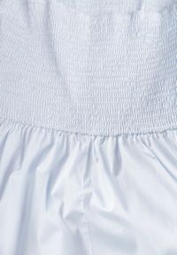 Born2be - Niebieska Bawełniana Sukienka Rozkloszowana z Elastyczną Górą i Wiązanymi Ramiączkami Nyphea. Okazja: na co dzień. Kolor: niebieski. Materiał: bawełna. Długość rękawa: na ramiączkach. Typ sukienki: proste. Styl: casual, elegancki #6