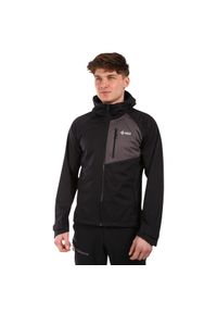 Męska kurtka softshell Kilpi BELTRA-M. Kolor: czarny. Materiał: softshell