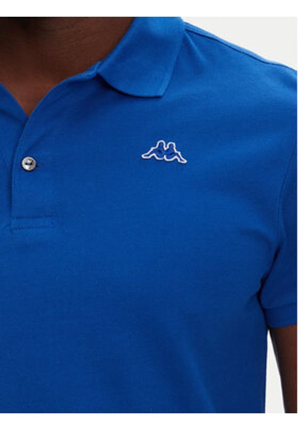 Robe di Kappa Polo William 6006170 Niebieski Slim Fit. Typ kołnierza: polo. Kolor: niebieski. Materiał: bawełna