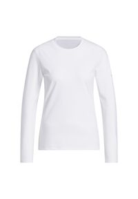 Adidas - Damska koszulka z długim rękawem adidas Ultimate365 Tour. Typ kołnierza: golf. Kolor: biały. Długość rękawa: długi rękaw. Długość: długie #1