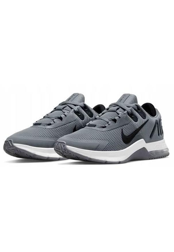 Buty treningowe męskie Nike Air Max Alpha Trainer 4. Zapięcie: sznurówki. Kolor: wielokolorowy, szary. Materiał: materiał, syntetyk, tkanina. Szerokość cholewki: normalna. Model: Nike Air Max