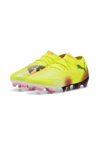 Puma - Buty piłkarskie FUTURE 8 ULTIMATE FG niskie PUMA. Kolor: żółty, wielokolorowy, różowy, czarny. Sport: piłka nożna