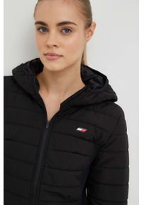 TOMMY HILFIGER - Tommy Hilfiger kurtka damska kolor czarny przejściowa. Kolor: czarny #2