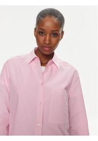 Hugo Koszula 50515741 Różowy Oversize. Kolor: różowy. Materiał: bawełna #4
