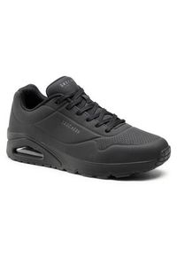 skechers - Skechers Sneakersy Uno-Stand On Air 52458/BBK Czarny. Kolor: czarny. Materiał: skóra #2