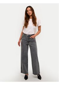 Kaffe Jeansy Ryana 10508745 Szary Wide Leg. Kolor: szary #4
