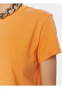 Patrizia Pepe T-Shirt 2M4373/J111-R824 Pomarańczowy Regular Fit. Kolor: pomarańczowy. Materiał: bawełna #4