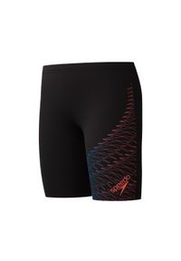 Spodenki pływackie chłopięce Speedo Medley Logo Jammer. Kolor: czarny. Materiał: materiał #1