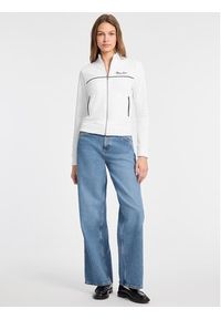 Guess Jeans Bluza W5YQ17 K68I4 Biały Regular Fit. Kolor: biały. Materiał: bawełna #5