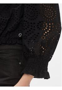 Guess Bluzka Rafa W3GH95 WFDC0 Czarny Regular Fit. Kolor: czarny. Materiał: bawełna #4