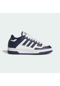 Adidas - Buty Rapid Court Low. Wysokość cholewki: przed kostkę. Kolor: biały, wielokolorowy, niebieski