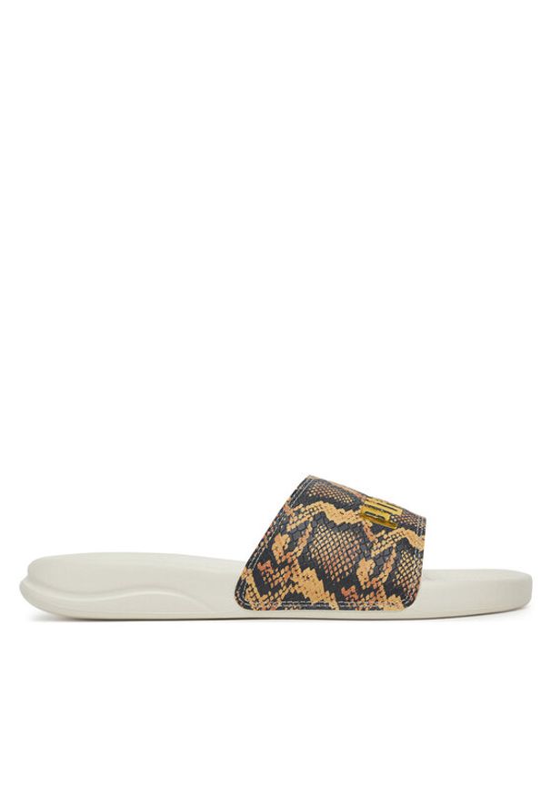 Puma Klapki Popcat 20 Snake Chic 401706 02 Beżowy. Kolor: beżowy. Materiał: skóra