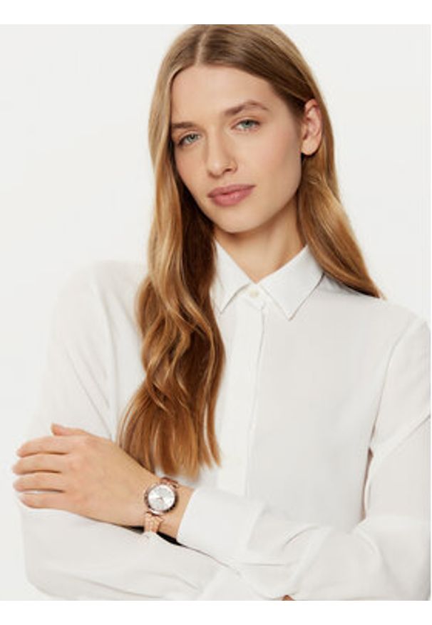 Trussardi Jeans - Trussardi Zegarek R2453145512 Różowe złoto. Kolor: wielokolorowy, różowy, złoty