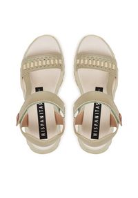 Hispanitas Sandały HV264521 C007 Zielony. Kolor: zielony. Materiał: skóra #5