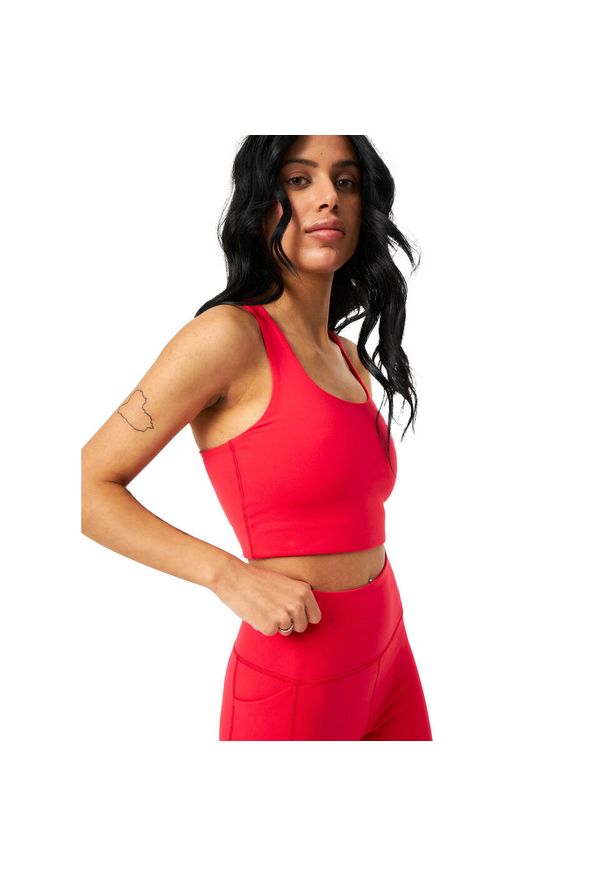 GIRLFRIEND COLLECTIVE - Damski Biustonosz Paloma Racerback Bra. Kolor: różowy
