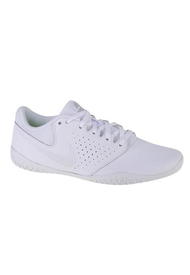 Buty do chodzenia damskie Nike Cheer Sideline IV. Zapięcie: sznurówki. Kolor: biały. Materiał: materiał, syntetyk. Szerokość cholewki: normalna. Sport: turystyka piesza
