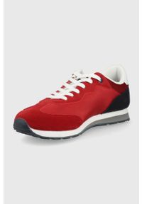 U.S. Polo Assn. buty kolor czerwony. Zapięcie: sznurówki. Kolor: czerwony. Materiał: guma #5