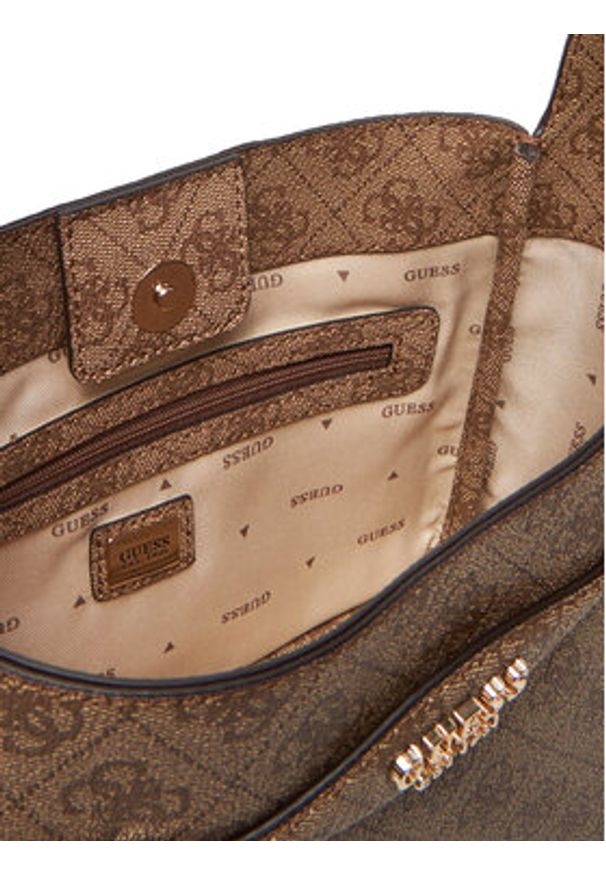 Guess Torebka Katya HWSG96 52010 Beżowy. Kolor: beżowy. Materiał: skórzane