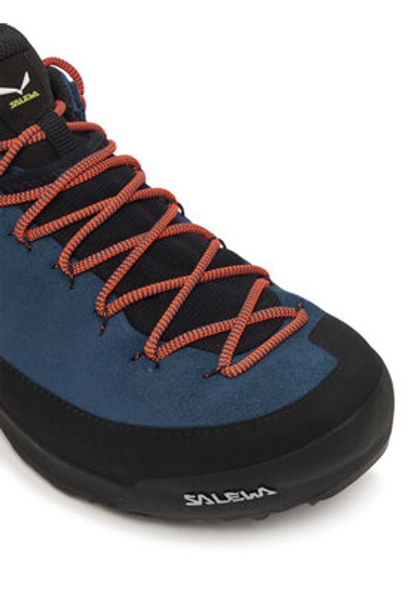 Salewa Trekkingi Wildfire Leather GTX M 61416 Niebieski. Kolor: niebieski. Materiał: skóra, zamsz. Sport: turystyka piesza