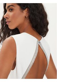 Morgan Sukienka koktajlowa 241-RFELIX Biały Slim Fit. Kolor: biały. Materiał: syntetyk. Styl: wizytowy #4