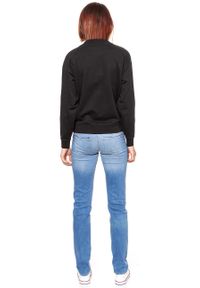 Wrangler - BLUZA WRANGLER RETRO SWEAT FADED BLACK W6085HPV6 112130460. Wzór: kolorowy, nadruk. Styl: retro #6