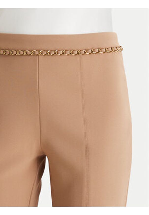 Marciano Guess Spodnie materiałowe 6RGB12 9373Z Beżowy Regular Fit. Kolor: beżowy. Materiał: syntetyk