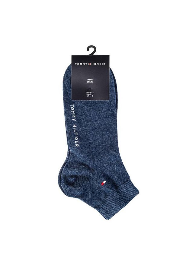 TOMMY HILFIGER - Skarpety krótkie Tommy Hilfiger. Kolor: niebieski