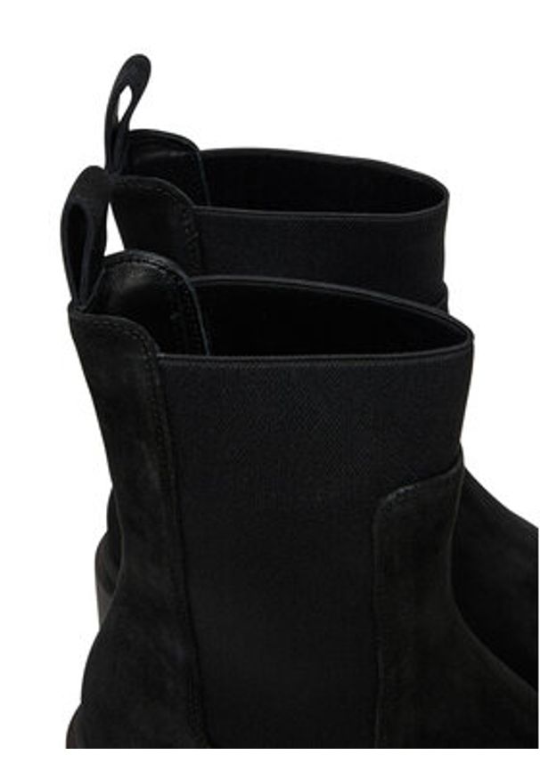 Vic Matié Botki 1H4256D F20H010101 Czarny. Kolor: czarny. Materiał: zamsz, skóra