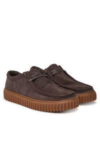 Clarks Półbuty Torhill Lo 26181386 Brązowy. Kolor: brązowy. Materiał: skóra #4