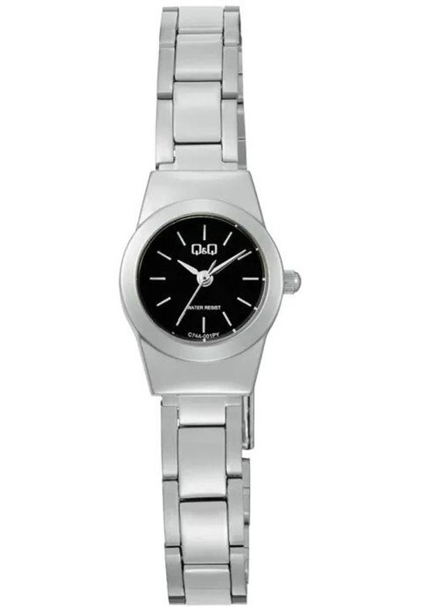 Zegarek damski QQ C74A-001P srebrny. Kolor: srebrny
