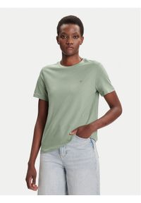 GANT - Gant T-Shirt Shield 4200200 Zielony Regular Fit. Kolor: zielony. Materiał: bawełna