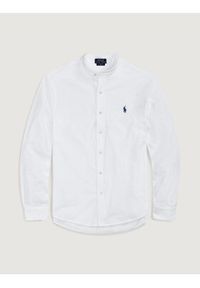 Polo Ralph Lauren Koszula 710742468002 Biały Regular Fit. Typ kołnierza: polo. Kolor: biały. Materiał: bawełna #5