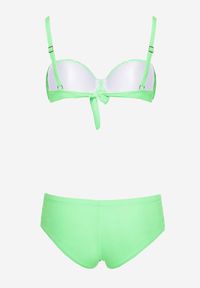 Renee - Jasnozielone Bikini Biustonosz z Usztywnionymi Miseczkami Majtki Typu Figi Furefia. Kolor: zielony #6