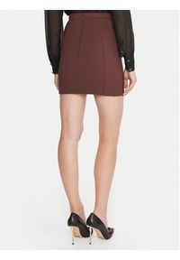 Elisabetta Franchi Spódnica mini GO-148-57E2-V380 Brązowy Slim Fit. Kolor: brązowy. Materiał: syntetyk #3