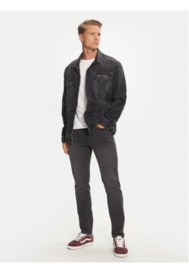 Mustang Jeansy Orlando 1013239 Czarny Slim Fit. Kolor: czarny