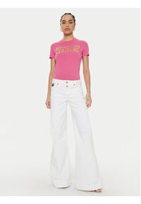 Versace Jeans Couture Jeansy 78HAB561 Biały Wide Leg. Kolor: biały #2