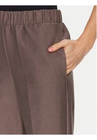 Max Mara Leisure Spodnie materiałowe Quiete 2426786048 Brązowy Straight Fit. Kolor: brązowy. Materiał: syntetyk, bawełna #3