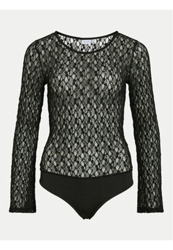 Vila Body Kaylee 14101423 Czarny Slim Fit. Kolor: czarny. Materiał: syntetyk