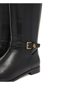 Lauren Ralph Lauren - LAUREN RALPH LAUREN Oficerki Brooke Tll 2 Bo Tal 802967769001 Czarny. Kolor: czarny. Materiał: skóra #5