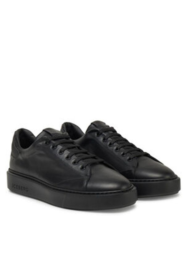 Iceberg Sneakersy IU163407 Niebieski. Kolor: niebieski. Materiał: skóra