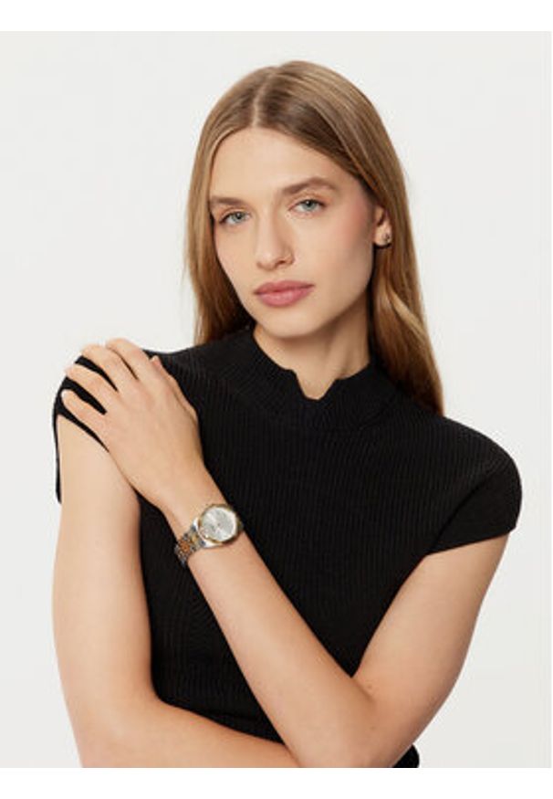 BOSS Zegarek Rhea 1502700 Srebrny. Kolor: srebrny