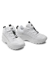 CATerpillar Sneakersy Intruder CK264129 Biały. Kolor: biały. Materiał: skóra #3