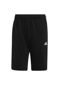 Adidas - Spodenki rozgrzewające z 3 paskami adidas Essentials. Kolor: wielokolorowy, czarny, biały