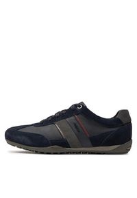 Geox Sneakersy U Wells C U52T5C 022ME CF47J Granatowy. Kolor: niebieski. Materiał: materiał