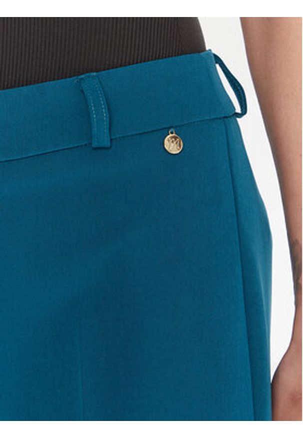 Maryley Spodnie materiałowe 25IB52Z/M17/43LK Turkusowy Regular Fit. Kolor: turkusowy. Materiał: syntetyk